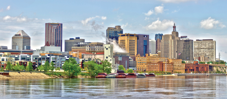 A picture of St. Paul, MN where Spirit Dental is located